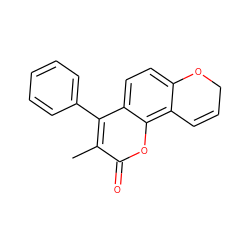 Cc1c(-c2ccccc2)c2ccc3c(c2oc1=O)C=CCO3 ZINC000474609801