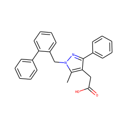 Cc1c(CC(=O)O)c(-c2ccccc2)nn1Cc1ccccc1-c1ccccc1 ZINC000096270534