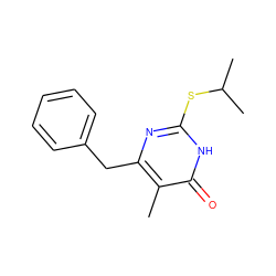 Cc1c(Cc2ccccc2)nc(SC(C)C)[nH]c1=O ZINC000013742864
