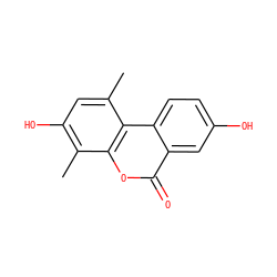 Cc1c(O)cc(C)c2c1oc(=O)c1cc(O)ccc12 ZINC000028571856