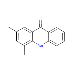 Cc1cc(C)c2[nH]c3ccccc3c(=O)c2c1 ZINC001772579360