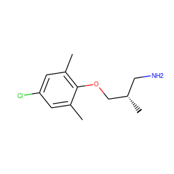 Cc1cc(Cl)cc(C)c1OC[C@@H](C)CN ZINC000040979164