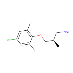 Cc1cc(Cl)cc(C)c1OC[C@H](C)CN ZINC000040979166