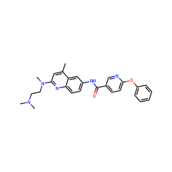 Cc1cc(N(C)CCN(C)C)nc2ccc(NC(=O)c3ccc(Oc4ccccc4)nc3)cc12 ZINC000028570625