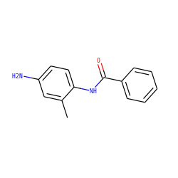 Cc1cc(N)ccc1NC(=O)c1ccccc1 ZINC000000259730
