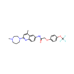 Cc1cc(N2CCCN(C)CC2)nc2ccc(NC(=O)COc3ccc(OC(F)(F)F)cc3)cc12 ZINC000028569106