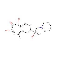 Cc1cc(O)c(=O)c(O)c2c1C[C@@H]([C@](C)(O)CN1CCCCC1)CC2 ZINC000072107163
