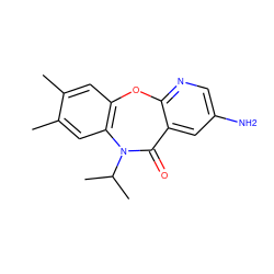 Cc1cc2c(cc1C)N(C(C)C)C(=O)c1cc(N)cnc1O2 ZINC000006522179