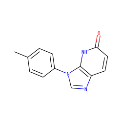 Cc1ccc(-n2cnc3ccc(=O)[nH]c32)cc1 ZINC000118266825