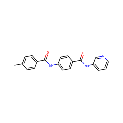 Cc1ccc(C(=O)Nc2ccc(C(=O)Nc3cccnc3)cc2)cc1 ZINC000031537548