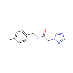 Cc1ccc(CNC(=O)Cn2cncn2)cc1 ZINC000008672292