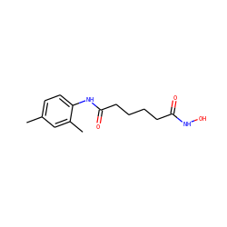 Cc1ccc(NC(=O)CCCCC(=O)NO)c(C)c1 ZINC000049070635