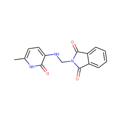 Cc1ccc(NCN2C(=O)c3ccccc3C2=O)c(=O)[nH]1 ZINC000005892302