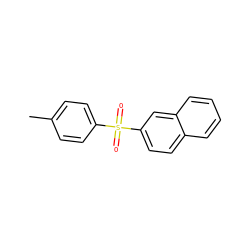 Cc1ccc(S(=O)(=O)c2ccc3ccccc3c2)cc1 ZINC000032149231