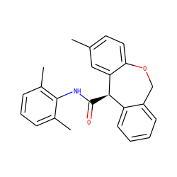 Cc1ccc2c(c1)[C@H](C(=O)Nc1c(C)cccc1C)c1ccccc1CO2 ZINC000013735129