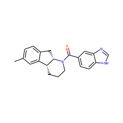 Cc1ccc2c(c1)[C@H]1CCCN(C(=O)c3ccc4[nH]cnc4c3)[C@H]1C2 ZINC000117624195