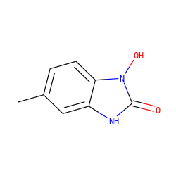 Cc1ccc2c(c1)[nH]c(=O)n2O ZINC000095577790