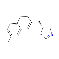 Cc1ccc2c(c1)C=C(C[C@@H]1CN=CN1)CC2 ZINC000013862067