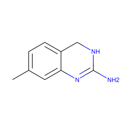 Cc1ccc2c(c1)N=C(N)NC2 ZINC000029131190