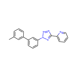 Cc1cccc(-c2cccc(-n3nnc(-c4ccccn4)n3)c2)c1 ZINC000028383824