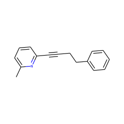 Cc1cccc(C#CCCc2ccccc2)n1 ZINC000034546475
