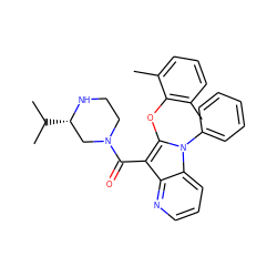 Cc1cccc(C)c1Oc1c(C(=O)N2CCN[C@@H](C(C)C)C2)c2ncccc2n1-c1ccccc1 ZINC000072180950