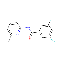 Cc1cccc(NC(=O)c2cc(F)cc(F)c2)n1 ZINC000025046105