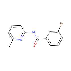 Cc1cccc(NC(=O)c2cccc(Br)c2)n1 ZINC000000138486