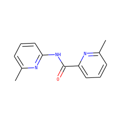 Cc1cccc(NC(=O)c2cccc(C)n2)n1 ZINC000028133836