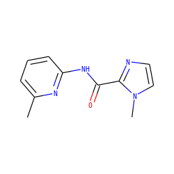 Cc1cccc(NC(=O)c2nccn2C)n1 ZINC000028900312