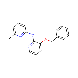 Cc1cccc(Nc2ncccc2OCc2ccccc2)n1 ZINC000028528648