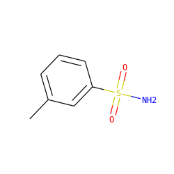 Cc1cccc(S(N)(=O)=O)c1 ZINC000000151233