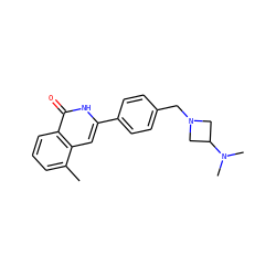 Cc1cccc2c(=O)[nH]c(-c3ccc(CN4CC(N(C)C)C4)cc3)cc12 ZINC000653699238