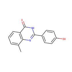 Cc1cccc2c(=O)[nH]c(-c3ccc(O)cc3)nc12 ZINC000013782478