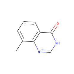 Cc1cccc2c(=O)[nH]cnc12 ZINC000016125190