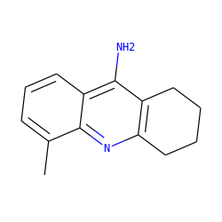 Cc1cccc2c(N)c3c(nc12)CCCC3 ZINC000000244522