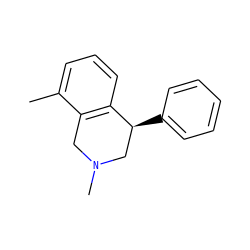 Cc1cccc2c1CN(C)C[C@@H]2c1ccccc1 ZINC000095562345