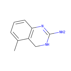 Cc1cccc2c1CNC(N)=N2 ZINC000029131617