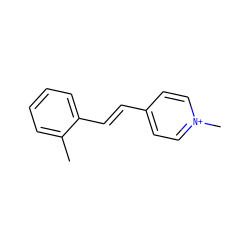 Cc1ccccc1/C=C/c1cc[n+](C)cc1 ZINC000003161365