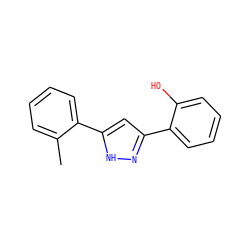 Cc1ccccc1-c1cc(-c2ccccc2O)n[nH]1 ZINC000100565975