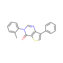 Cc1ccccc1-n1cnc2c(-c3ccccc3)csc2c1=O ZINC000221014981