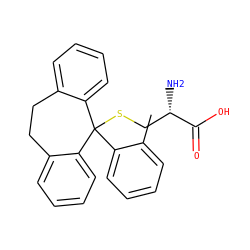 Cc1ccccc1C1(SC[C@H](N)C(=O)O)c2ccccc2CCc2ccccc21 ZINC000205972749