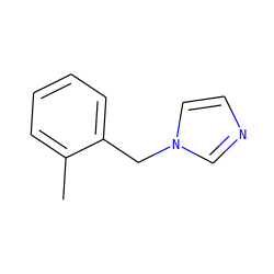 Cc1ccccc1Cn1ccnc1 ZINC000039378570