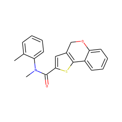 Cc1ccccc1N(C)C(=O)c1cc2c(s1)-c1ccccc1OC2 ZINC000005050625
