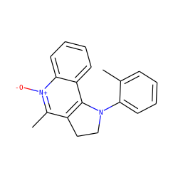 Cc1ccccc1N1CCc2c1c1ccccc1[n+]([O-])c2C ZINC000027620339