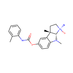 Cc1ccccc1NC(=O)Oc1ccc2c(c1)[C@]1(C)CC[N@@+](C)([O-])[C@@H]1N2C ZINC000261101085