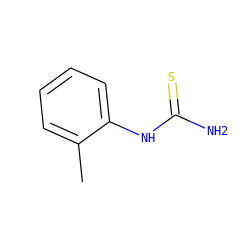 Cc1ccccc1NC(N)=S ZINC000003127430