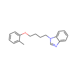 Cc1ccccc1OCCCCn1cnc2ccccc21 ZINC000002666091