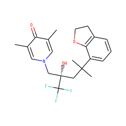 Cc1cn(C[C@@](O)(CC(C)(C)c2cccc3c2OCC3)C(F)(F)F)cc(C)c1=O ZINC000034802056