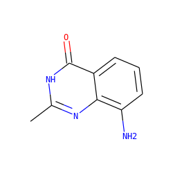 Cc1nc2c(N)cccc2c(=O)[nH]1 ZINC000013514985